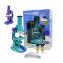 Ver imagem 1 de Microscopio Laboratorio Portatil Infantil Ciencias Escolar Luz Led 100x 200x 450x com Acessorios