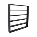 Ver imagem 2 de Nicho Multiuso Organizador Expositor de Coleções e Esmaltes - Preto - Cód.1203