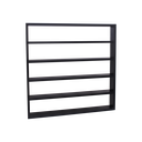 Ver imagem 1 de Nicho Multiuso Organizador Expositor de Coleções e Esmaltes - Preto - Cód.1203