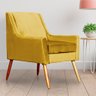 Poltrona Ariane Requinte Veludo Cores - DS Estofados - Mostarda - 5