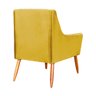 Poltrona Ariane Requinte Veludo Cores - DS Estofados - Mostarda - 4