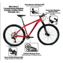 Ver imagem 3 de Bike Aro 29 Nero 5 Peças Inteira Absolute 12v Hollowtech Garfo Trava Remota Pneu Faixa Freio Hidrá