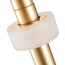 Ver imagem 3 de Lustre Pendente Nordecor Aus 2717 Ouro Champagne Led Bivolt