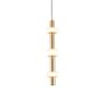 Lustre Pendente Nordecor Aus 2717 Ouro Champagne Led Bivolt - 2