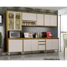 Cozinha Compacta 5 Peças Cristaleira Eduarda Chf Cinamomo/off White - 2