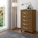 Ver imagem 2 de Guarda Roupa de Casal 4 Portas 2 Gavetas com Cômoda 5 Gavetas