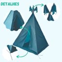 Ver imagem 2 de Barraca Infantil Tenda de Índio /cabana Festa do Pijama Azul