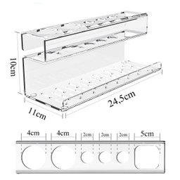 Suporte Porta Escova de Dente e Creme Dental para Banheiro - 3