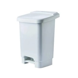 Lixeira com Pedal e Fix. para Saco de Lixo 35L Branca - 2