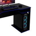 Ver imagem 6 de Mesa para Computador Escrivaninha Gamer Preto/azul