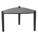 Ver imagem 3 de Mesa de Centro Orgânica Artesano 60 Cm (largura) em Mdp Nero (preto) e Pés em Madeira Maciça
