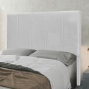Ver imagem 2 de Cabeceira Cama Box King 195 Cm Arizona Linho Grigio S04 - D'Rossi