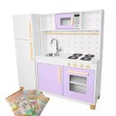 Ver imagem 2 de Kit Cozinha Infantil com Geladeira - Cinza