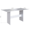 CONJUNTO DE SALA DE JANTAR PREDILLETA KARLA 1,50 C/6 CADEIRAS BRANCA - 3