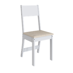 CONJUNTO DE SALA DE JANTAR PREDILLETA KARLA 1,50 C/6 CADEIRAS BRANCA - 4
