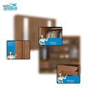 Ver imagem 5 de Guarda Roupa Casal 8 Portas 4 Gavetas Master New com Espelho Jatobá Acetinado - Santos Andirá