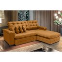 Ver imagem 1 de Sofá Berlin 2.65x2.10m com Chaise Super Pillow Top - Terra