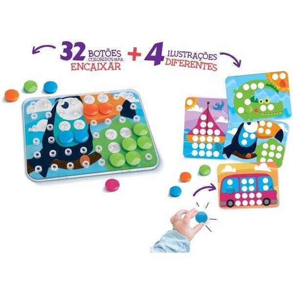 Brinquedo para Bebe Encaixe COR - 3