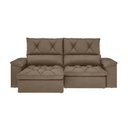 Ver imagem 5 de Sofá Retrátil Reclinável Alion Plus 2,10m Suede Capuccino - Xflex Sofas