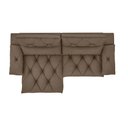 Ver imagem 3 de Sofá Retrátil Reclinável Alion Plus 2,10m Suede Capuccino - Xflex Sofas