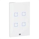 Ver imagem 1 de Smart 4 Interruptor Touch Wifi + Rf 4x2 Branco
