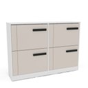 Ver imagem 2 de Sapateira para Quarto 24 Pares Lisboa Bege/Creme/Branco