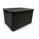 Ver imagem 1 de ORGANIZADOR RATTAN 40L PRETO