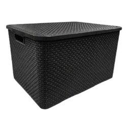 Organizador Rattan 15l Preto - 1