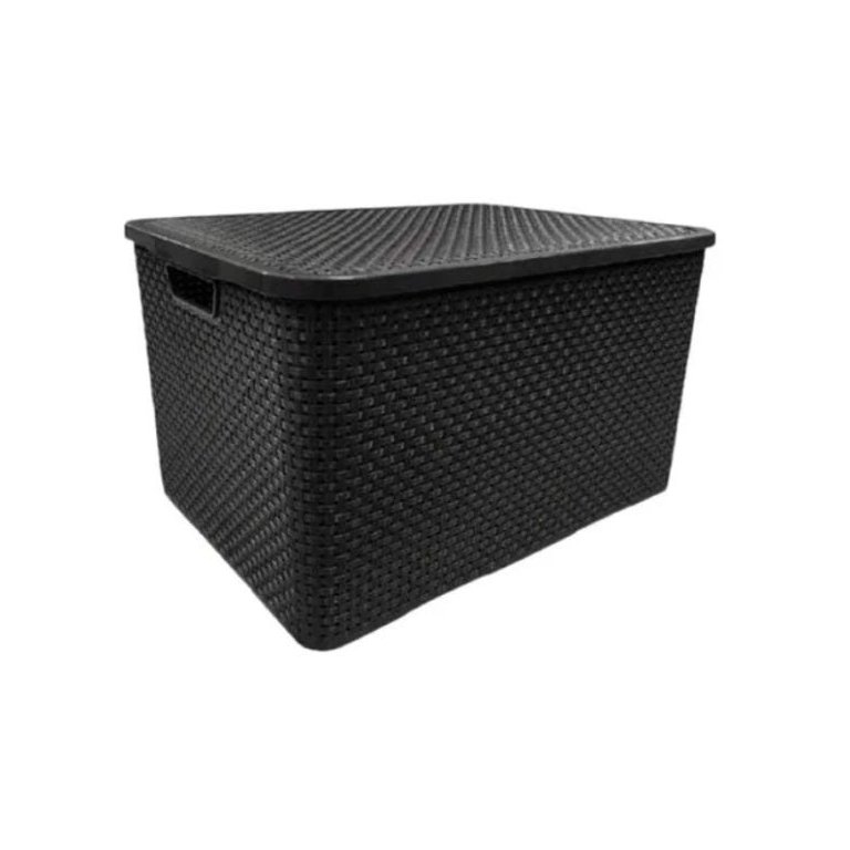 Organizador Rattan 15l Preto