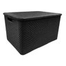 Organizador Rattan 15l Preto - 1