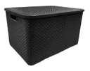 Ver imagem 1 de Organizador Rattan 15l Preto