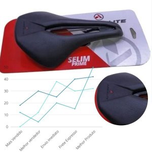 Banco Selim Para Bike Prime Preto 160mm Speed E Mtb Absolute
