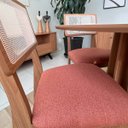 Ver imagem 4 de Conjunto Mesa de Jantar com 4 Cadeiras de Tela Freijó Off Write 100% Mdf Veronese