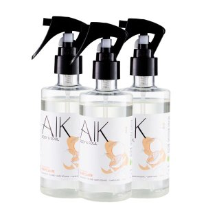 Kit 3 Aromatizadores Ambientes Aroma Laranja Tea-Tree 200ml