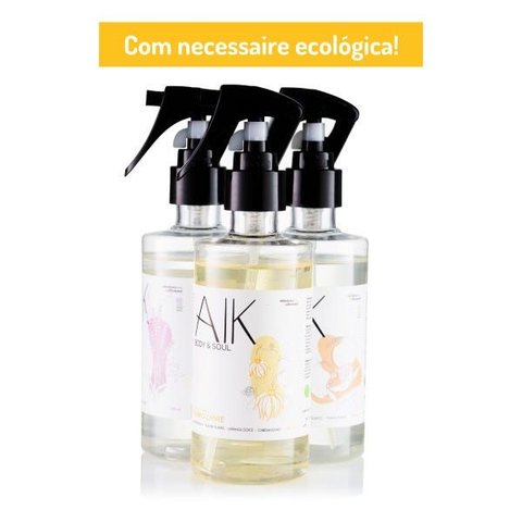 Kit Aromatizadores Ambiente 200 Ml + Necessaire