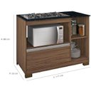 Ver imagem 2 de Balcao Cooktop Notavel Nt 3050 1 Pt 1 Gavetao - Nt3050