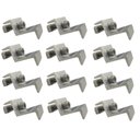 Ver imagem 1 de Kit 12 Grampo Painel Placa Solar Presilha Fixador Terminal Universal