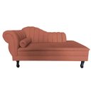 Ver imagem 3 de Recamier Decorativo Divã Amsterdã 187cm Lado Direito Bouclé Terracota