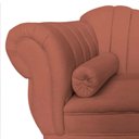 Ver mais imagens de Recamier Decorativo Divã Amsterdã 187cm Lado Direito Bouclé Terracota