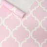 Papel de Parede Infantil Geométrico Rosa + Cola para Aplicação - 1