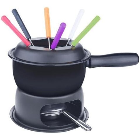 Conjunto para Fondue 11 Peças Preto - Brinox