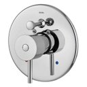 Ver imagem 1 de Acabamento Monocomando para Banheira e Chuveiro Docol Monet 1/2" Chrome Cinza/Cromado
