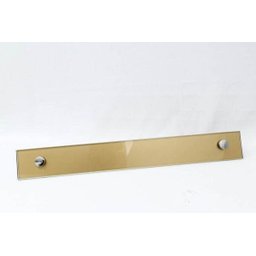 Kit Banheiro e Acessórios em Vidro 8 Mm - Dourado Canto - 3