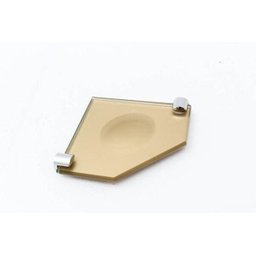 Kit Banheiro e Acessórios em Vidro 8 Mm - Dourado Canto - 5