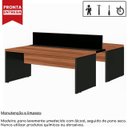 Ver imagem 6 de Mesa Estação de Trabalho Dupla 1,50x1,35m 02 Lugares s/ Gavetas c/ ponto de tomada - Workstart - Nog