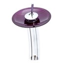 Ver imagem 1 de Torneira Monocomando Cascata para Banheiro Redonda Alta - Roxo