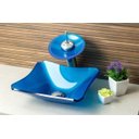 Ver imagem 2 de Torneira Monocomando Cascata para Banheiro Redonda Alta - Azul Matisse