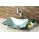 Ver imagem 1 de Kit Banheiro Cuba de Vidro Retrô 38 cm + Torneira Link + Válvula - Prata