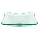 Ver imagem 2 de Cuba Retangular 38cm Incolor de Vidro 8 Mm para Banheiros e Lavabos