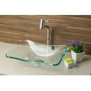 Ver imagem 3 de Cuba Retangular 38cm Incolor de Vidro 8 Mm para Banheiros e Lavabos